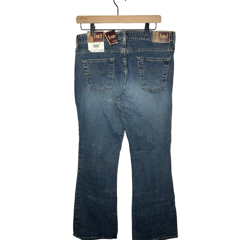 Vintage LEI Juniors Y2K Flare leg denim jeans size 13 new with tags